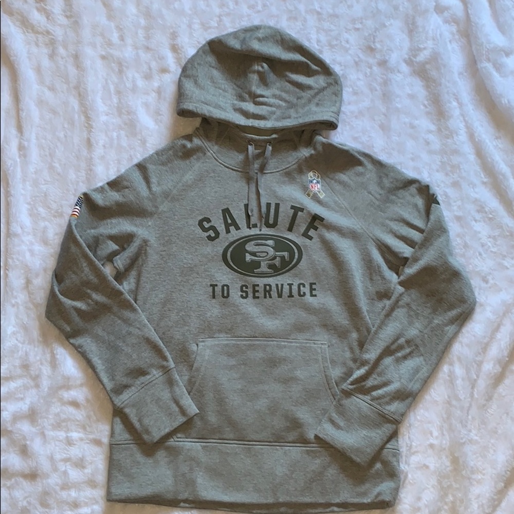 NWOT Nike SF 49ers salute to service hoodie